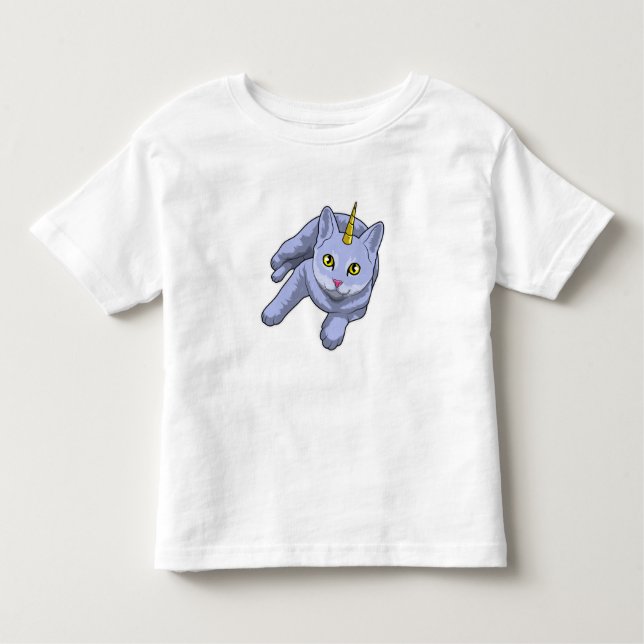 Cat Unicorn Toddler T-Shirt (Front)
