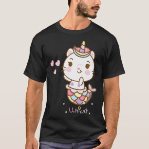 Cat Unicorn Unicat Mermaid Cat I believe in Catic T-Shirt
