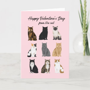 Cat Valentine's Day Card