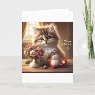 Cat Valentine's Day card