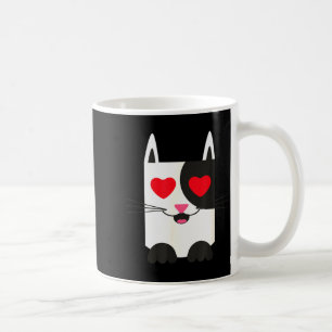 Cat Valentines Day Shirt Kitty Valentine Gift Coffee Mug