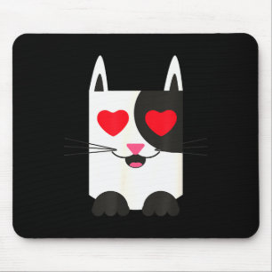 Cat Valentines Day Shirt Kitty Valentine Gift Mouse Pad