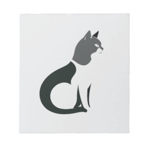 Cat Vector Art Animal Modern Urban Graphic City Notepad