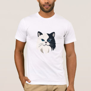 Cat Vector Art Animal Modern Urban Graphic City T-Shirt
