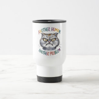 Cat vs. Humanity Mug – Another Problem Brewed