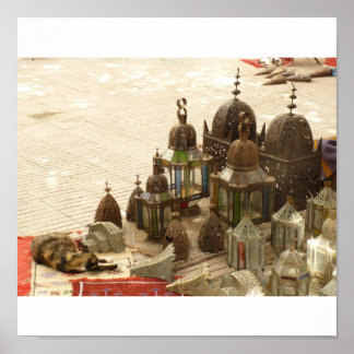 Cat Vs Lantern City Poster