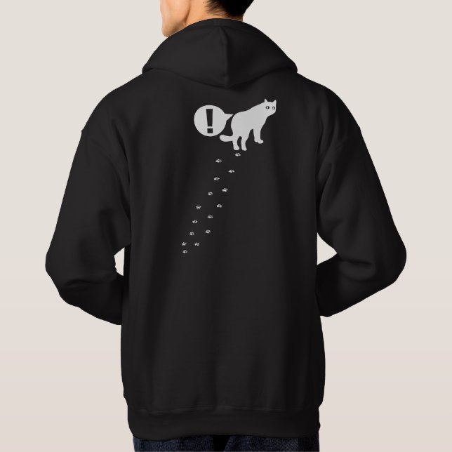 Cat_Walking Hoodie (Back)
