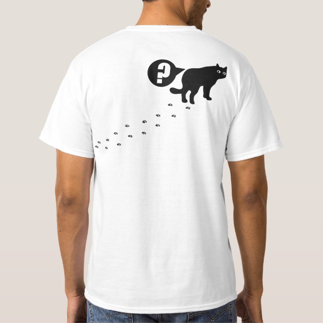 Cat_Walking T-Shirt (Back)