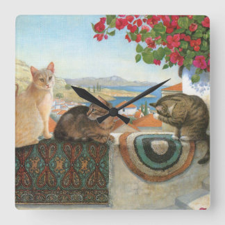 CAT WALL CLOCK