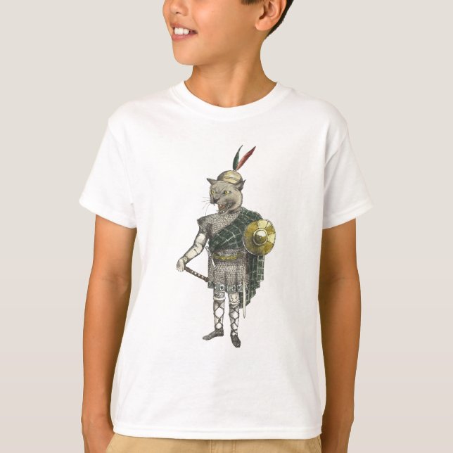 Cat Warrior T-Shirt (Front)