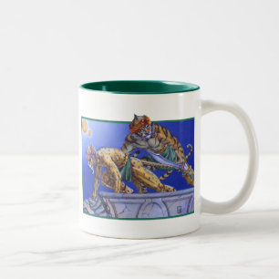 Cat Warriors Two-Tone Coffee Mug