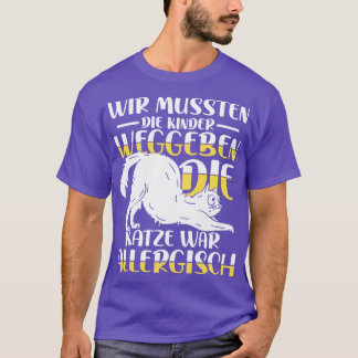 Cat was Allergic T-Shirt