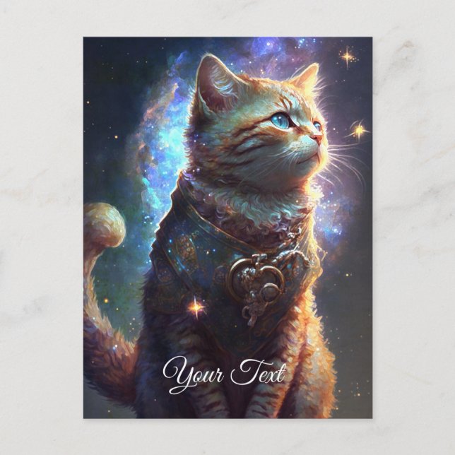 Cat Watcher.  Postcard (Front)