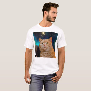 Cat watching the space T-Shirt