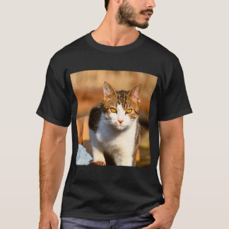 Cat watching you 11 T-Shirt