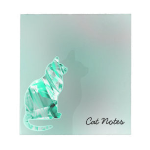 Cat Watercolor Animal for Cat Lovers Notepad