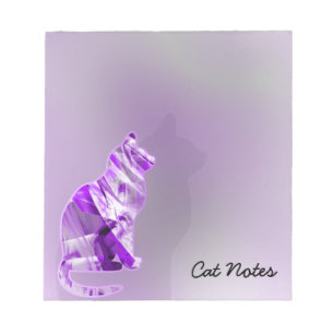 Cat Watercolor Animal for Cat Lovers Notepad