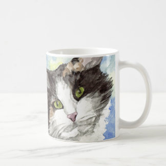 Cat Watercolor Coffee Mug