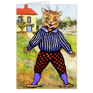 Cat Wearing Breeches by Louis Wain