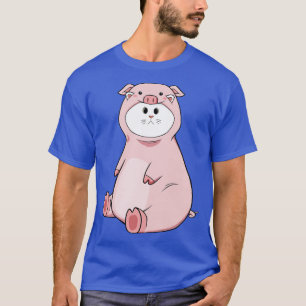 Cat Wearing Pig Costume  T-Shirt