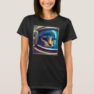 Cat Wearing Spacesuit Space Astronaut Galaxy Space T-Shirt