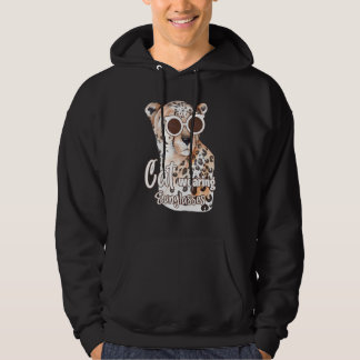 Cat Wearing Sunglasses Leopard Cat  1 Hoodie