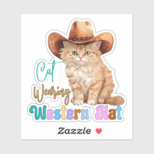 Cat Wearing Western Hat-85246