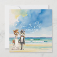 Cat Wedding Beach Wedding Themed