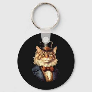 Cat Wedding Bride Groom Pet Cat Owners Lovers Wedd Key Ring