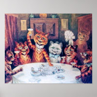 Cat Wedding, Marriage, Bride, Louis Wain
