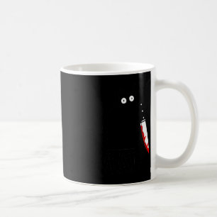 Cat What_ Funny Black Cat Murderous Cat With Knife Coffee Mug
