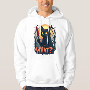 Cat What Murderous Black Cat With Knife Costume Ha Hoodie