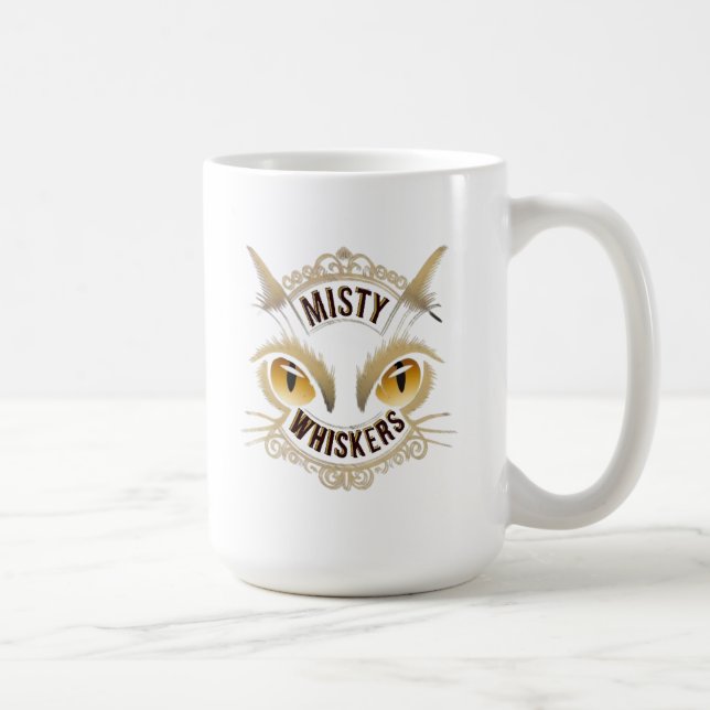 Cat whiskers coffee mug (Right)