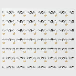 Cat whiskers wrapping paper