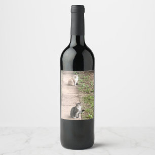 Cat Wine Label