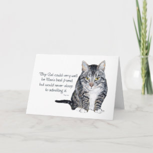 Cat Wisdom - and Friendship Card