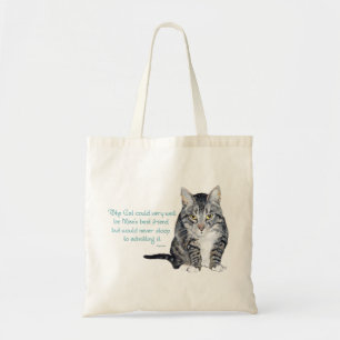 Cat Wisdom - and Friendship Tote Bag