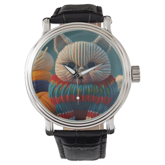 Cat With A "Capital "A" Attitude Watch (Front)