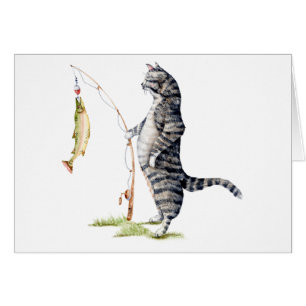 Cat with a Fish