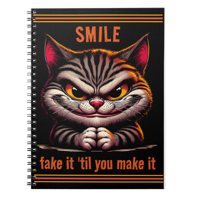 Cat with an Attitude Notebook (Front)