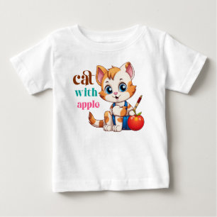 Cat With Apple-85242 Baby T-Shirt