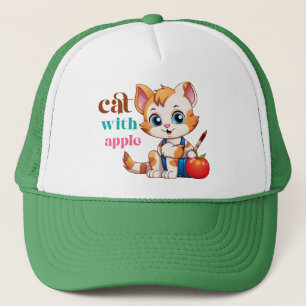 Cat With Apple-85242 Trucker Hat