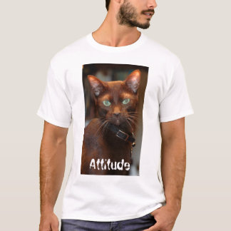 Cat with Attitude T T-Shirt