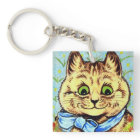 Cat with Blue Ribbon, Louis Wain