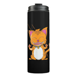 Cat with Braces Thermal Tumbler