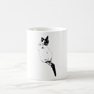 Cat with Confident Turn Coffee Mug