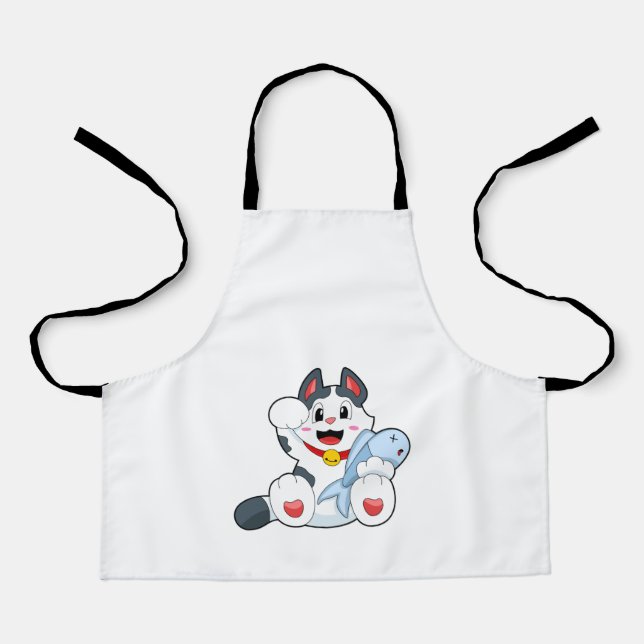 Cat with Fish Apron (Front)