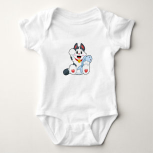 Cat with Fish Baby Bodysuit