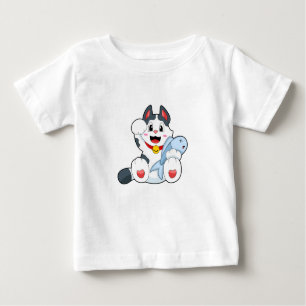 Cat with Fish Baby T-Shirt