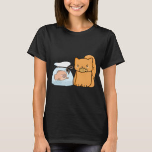 Cat with Fish T-Shirt